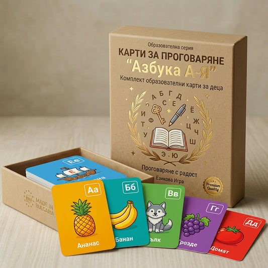 Карти за Проговаряне "Азбука А-Я"