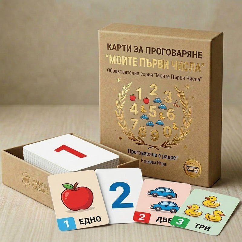 Карти за Проговаряне "Моите Първи Числа"